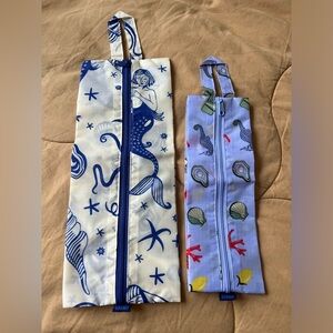 Baggu Sea Creatures 3D Zip Pouches